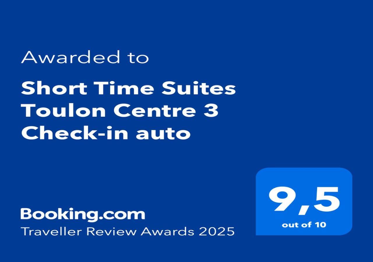 Short Time Suites Toulon Centre 3 "Le Spot" Check-In Auto Kültér fotó